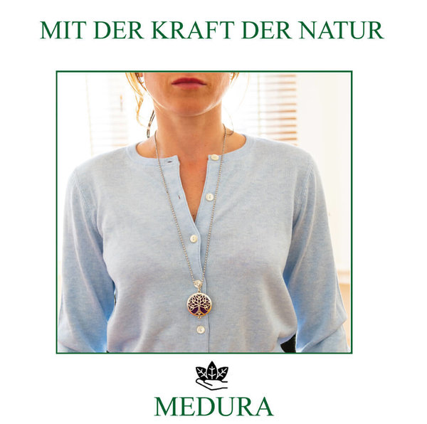 MEDURA Engelsrufer, Baum des Lebens, Aromatherapie, ätherisches Öl, Diffusor, 10 Aroma-Pads